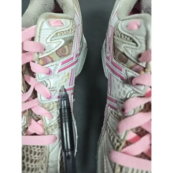 Asics Gel Kayano 16 Womens 9.5 Running Shoes Pink Silver White T050N - Picture 11 of 16